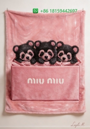 Miumiu Throw Blankets
